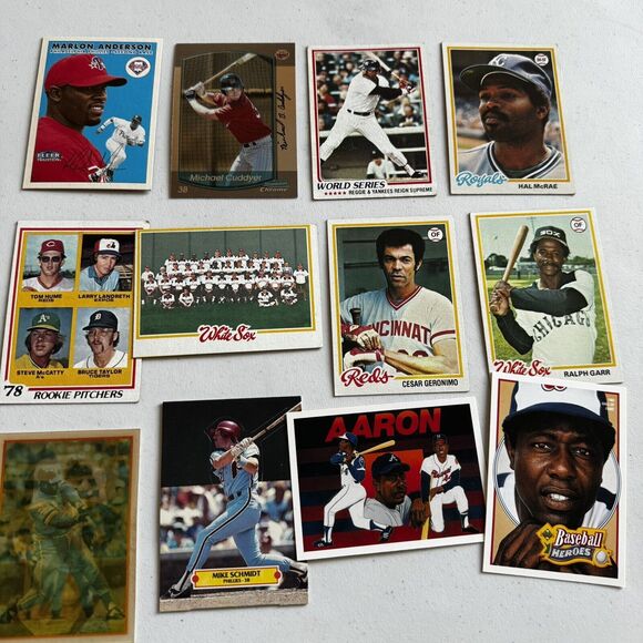 100 Baseball Cards Hand Picked Stars Rookies Hall Of Famers Prospects & Vintage - Picture 2 of 9